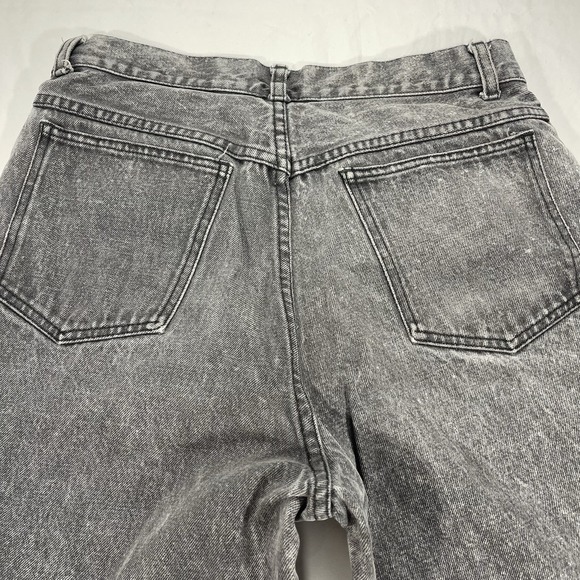 Vintage Falls Creek Dungarees Men's‎ 31 X 30 Black Acid Wash Jean Distressed Zip - Picture 9 of 11